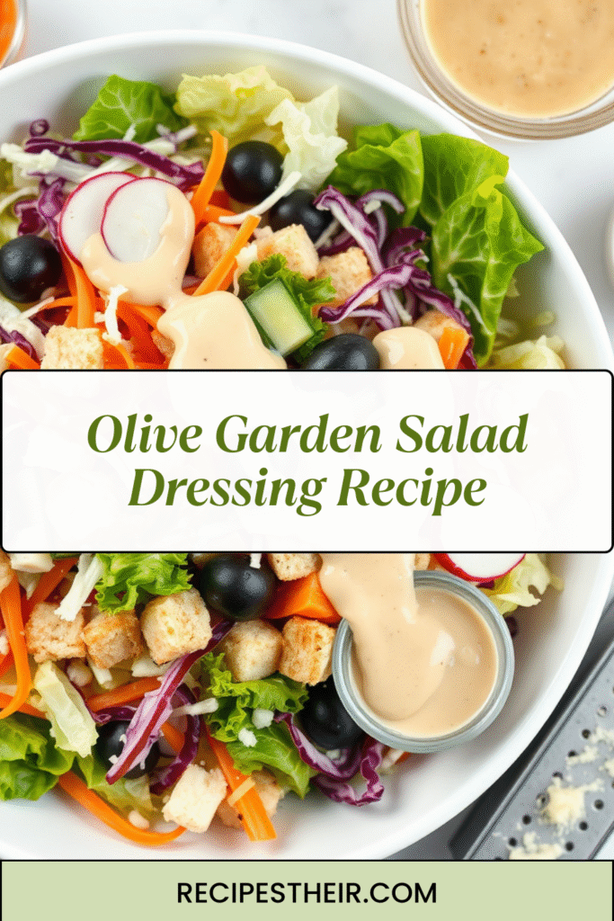 Olive Garden Salad Dressing Recipe