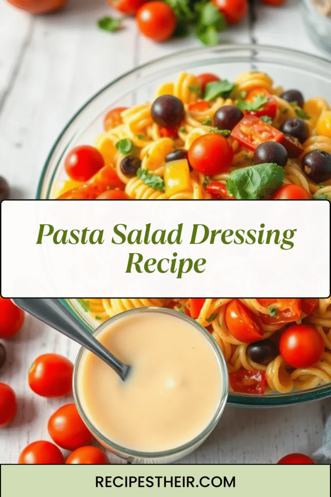 Pasta Salad Dressing Recipe