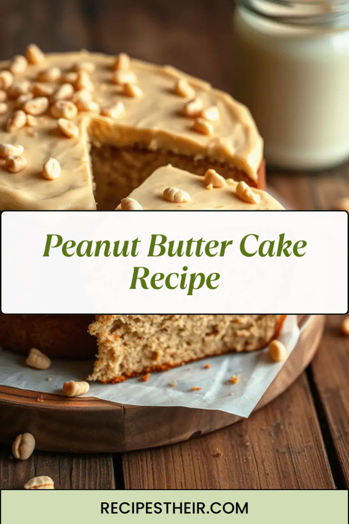 Peanut Butter Cake Recipe