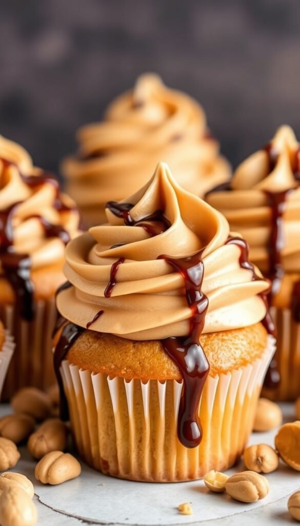 Peanut Butter Cupcakes