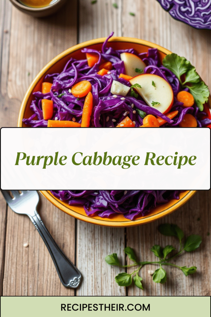 Purple Cabbage Recipe