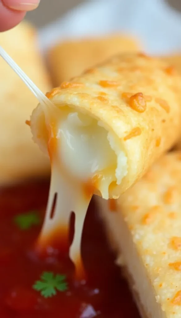 Rice Paper Cheese Sticks