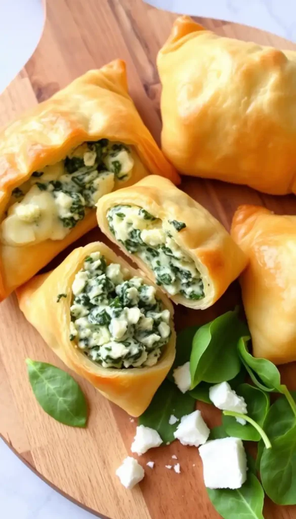 Spinach & Feta Stuffed Pastries