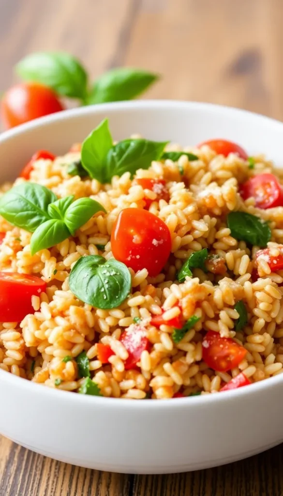 Tomato & Basil Brown Rice