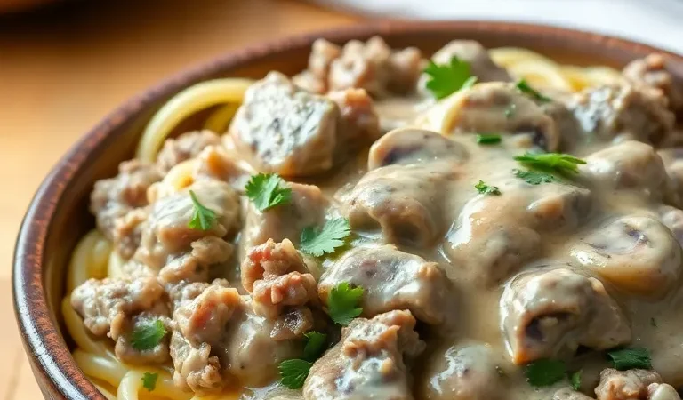 Ground Beef Stroganoff Recipe: A Comforting Classic Made Easy