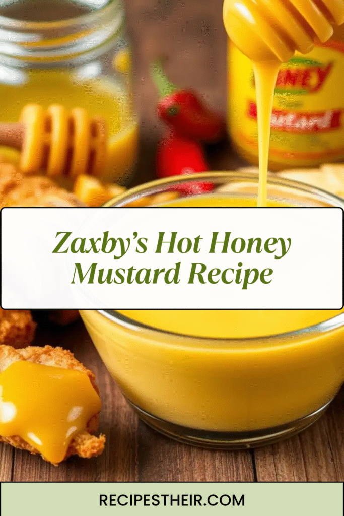 Zaxby’s Hot Honey Mustard Recipe