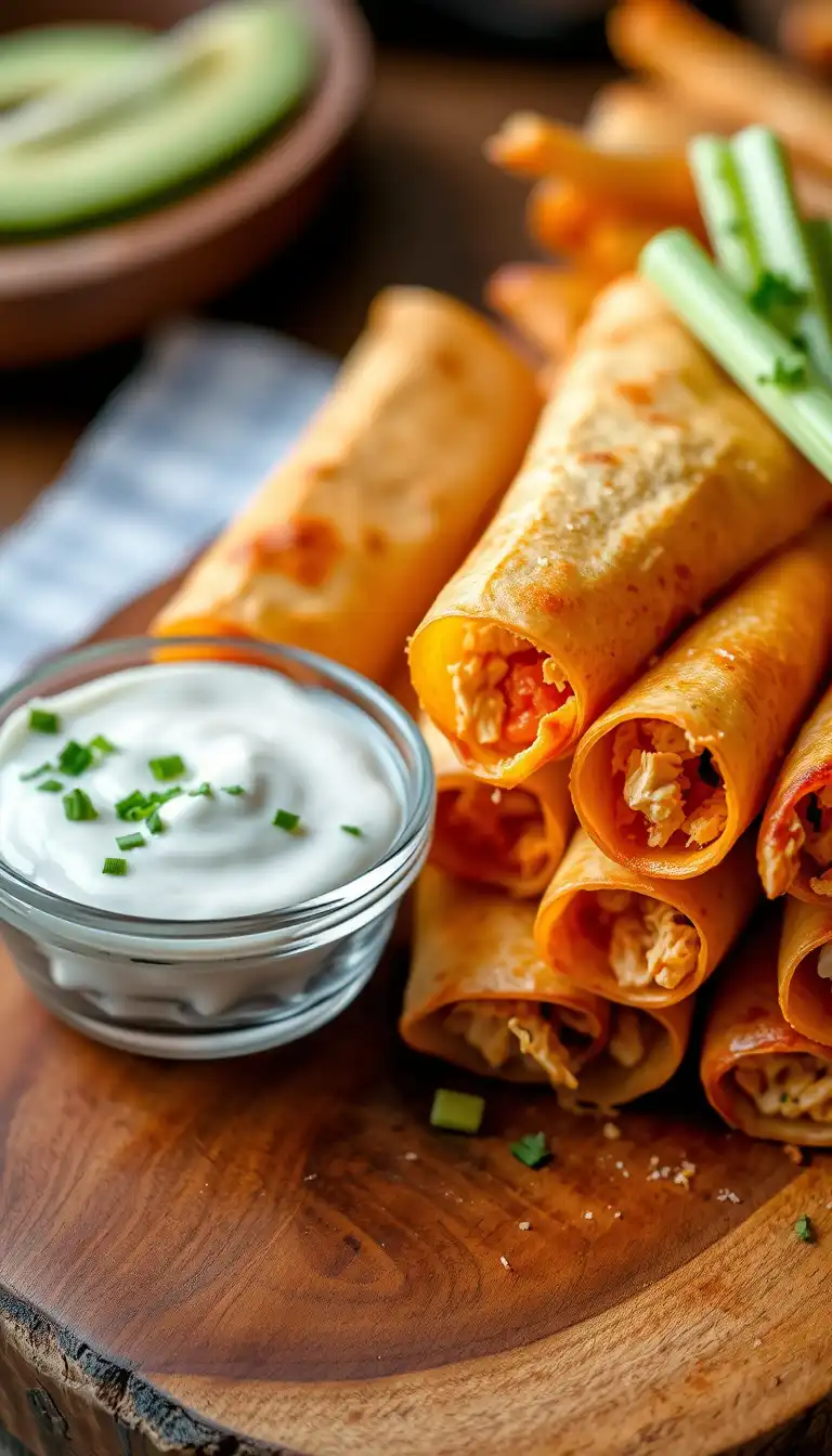 Buffalo Chicken Taquitos Recipe: Crispy, Spicy, and Delicious!
