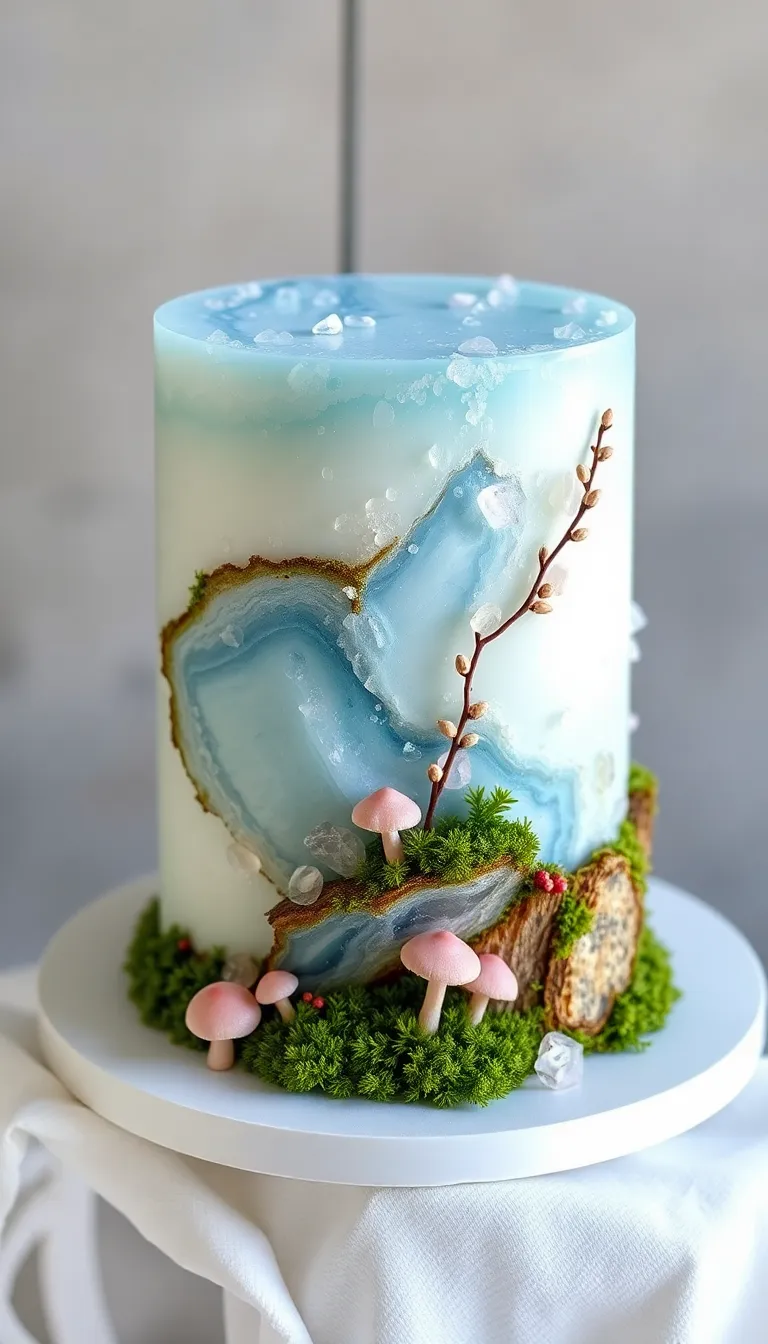 76 Opalite Wedding Cakes Ideas: Stunning Designs Inspired by Crystal Beauty