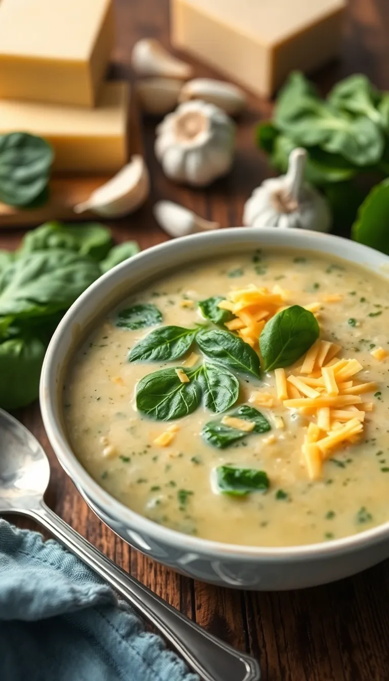 Spinach Cheddar Soup Recipe: A Creamy, Comforting Delight