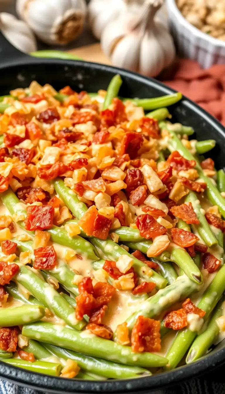 32 Green Bean Casserole with Bacon Recipes: Delicious Variations You’ll Love
