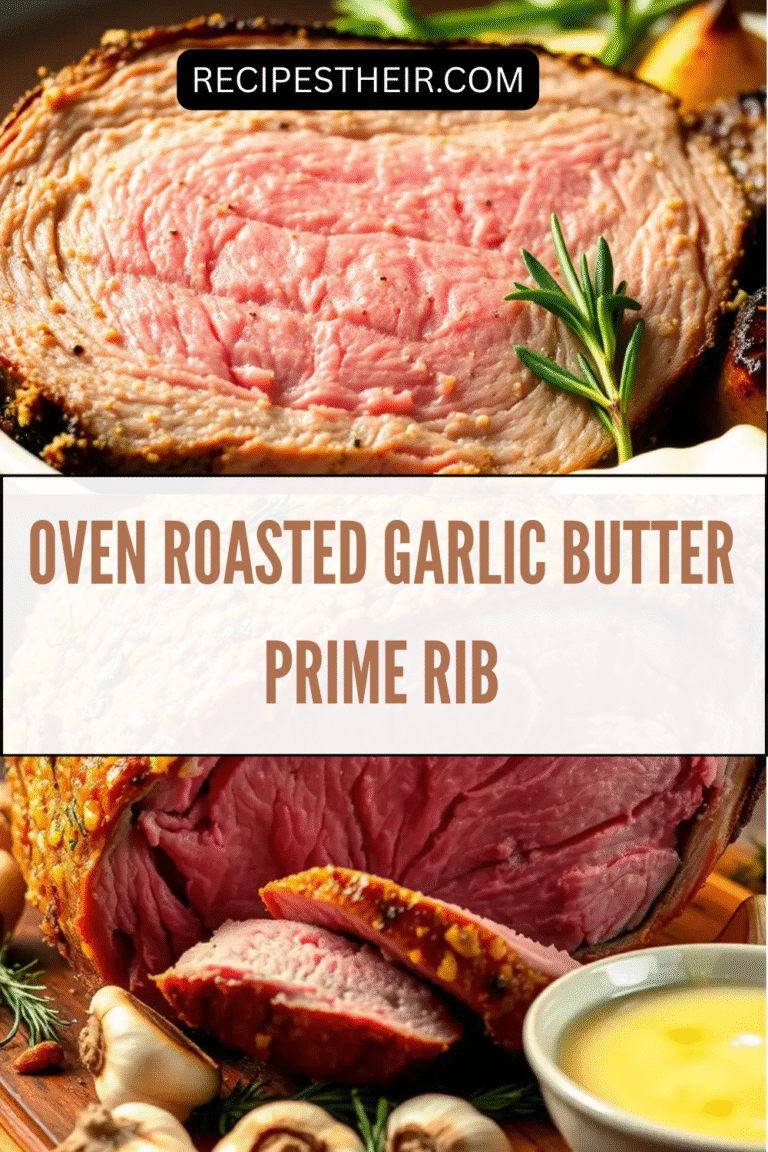 Oven Roasted Garlic Butter Prime Rib - The Ultimate Recipe for a ...