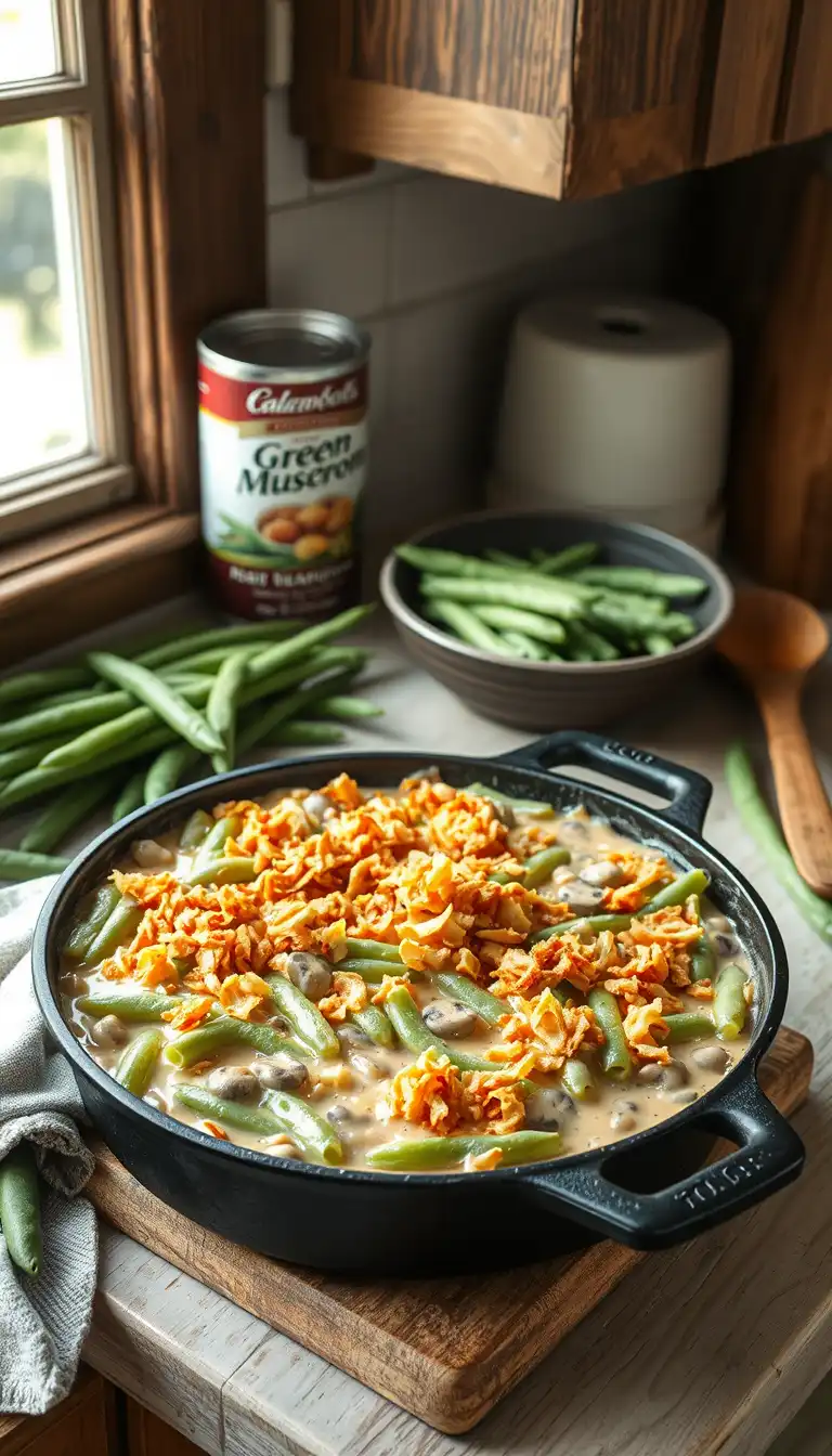 Traditional Green Bean Casserole – A Classic Holiday Favorite