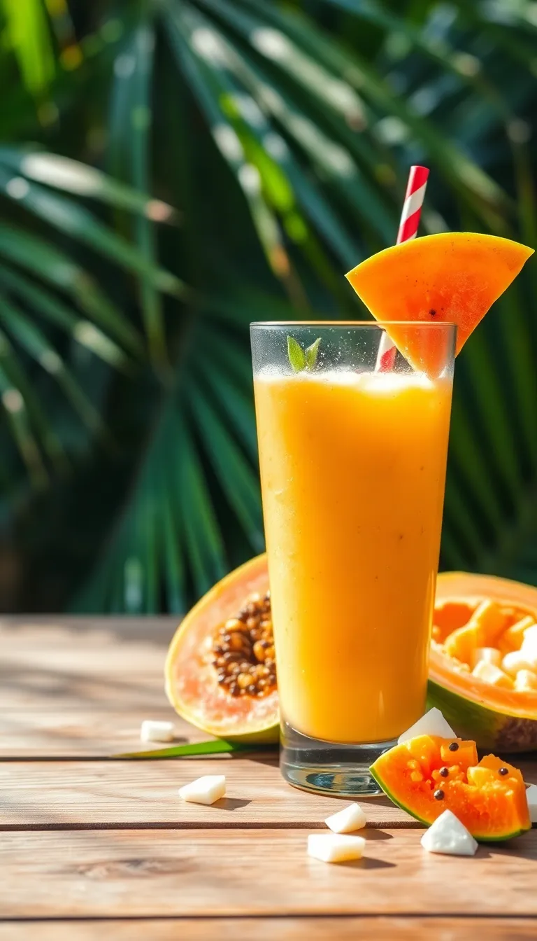 Papaya Smoothie Recipe – A Refreshing, Healthy & Easy Tropical Drink