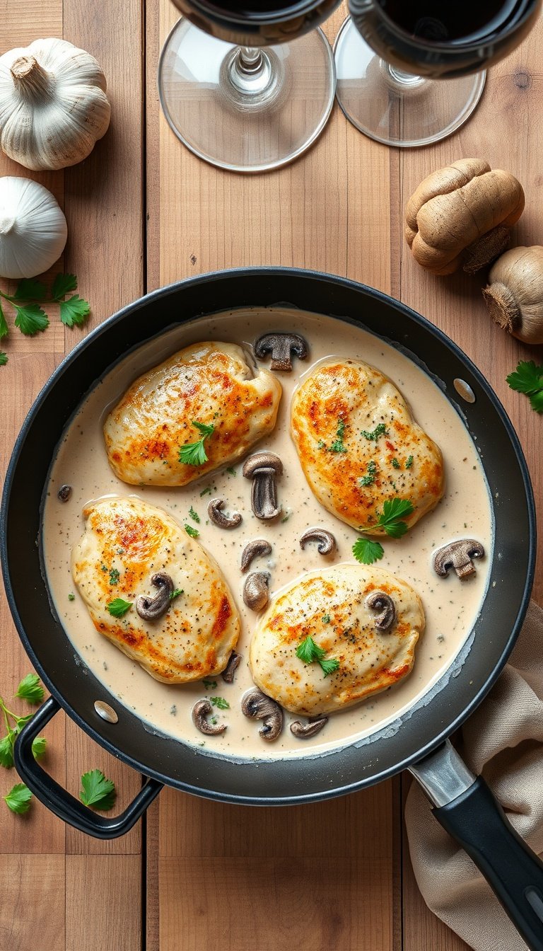 Chicken Marsala Recipe – Classic Italian Chicken in Rich Mushroom Wine Sauce