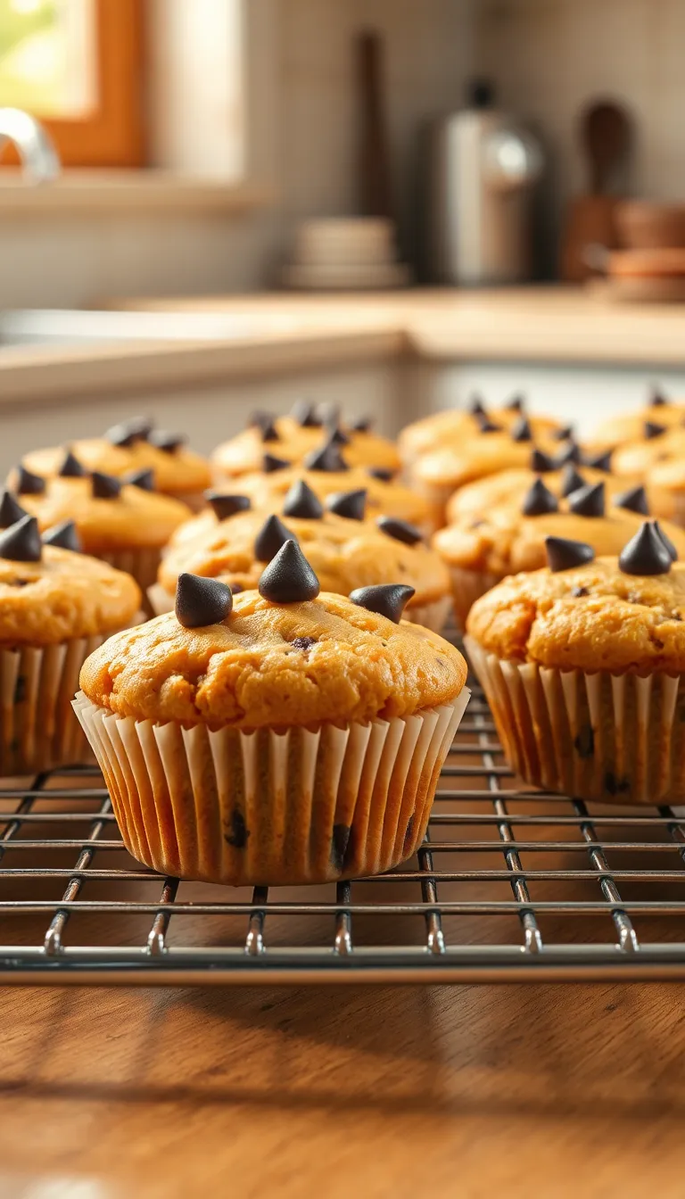 Mini Banana Chocolate Chip Muffins