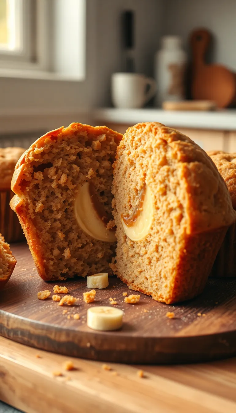 Healthy Peanut Butter Banana Muffins (Easy, Moist & Naturally Sweet)