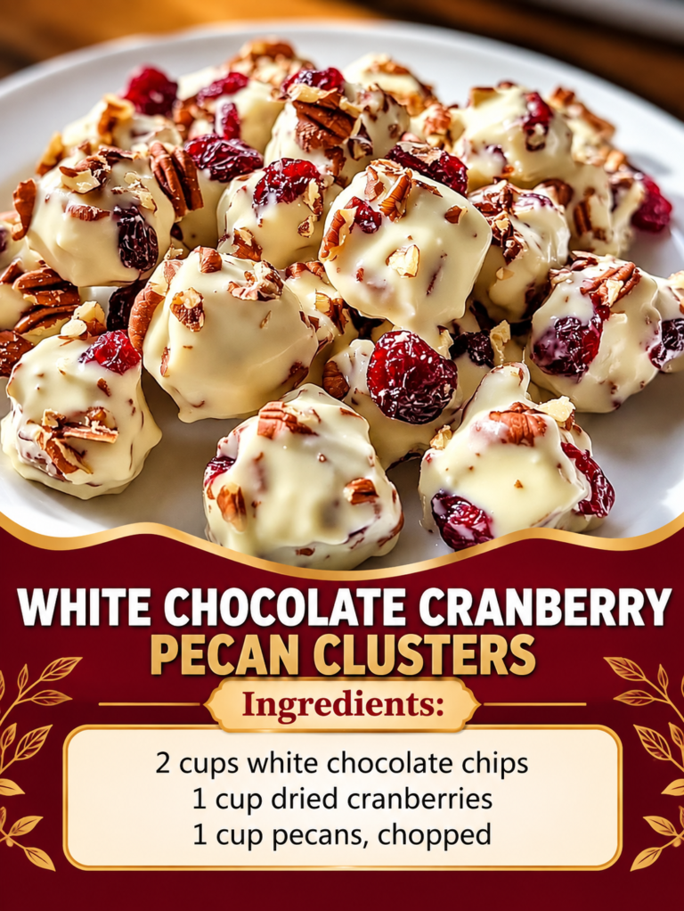 White Chocolate Cranberry Pecan Clusters