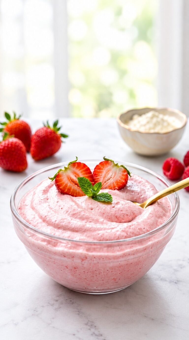 3-Ingredient Protein Fluff — High-Protein Dessert in 5 Minutes