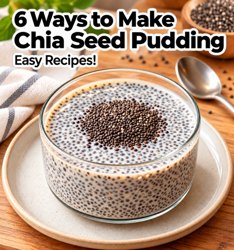 6 Easy Ways to Make Chia Seed Pudding