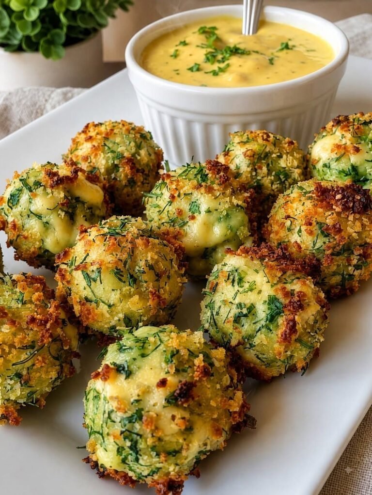 Crispy Cottage Cheese Herb Bites 