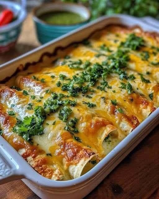 Creamy Chicken Enchiladas
