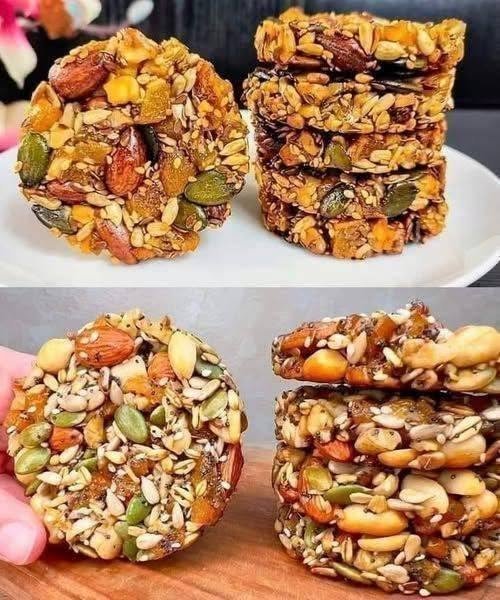 Healthy Flourless Nut & Seed Cookies