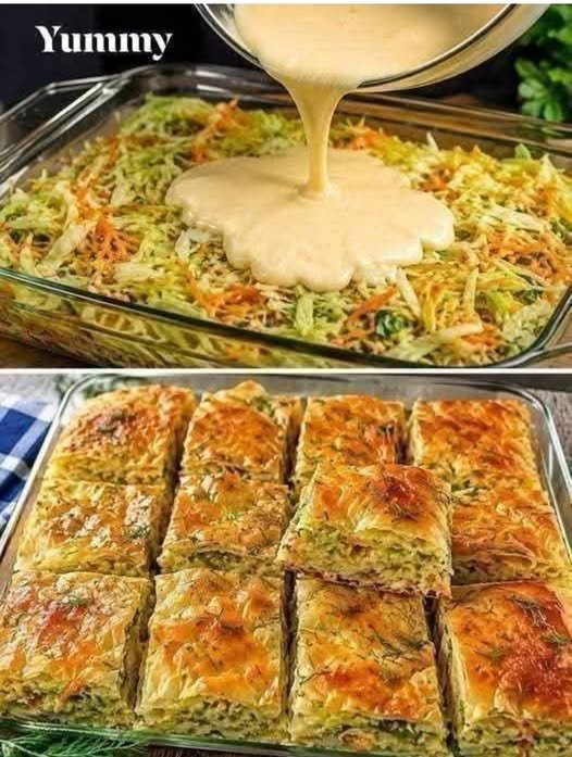 Chicken & Cabbage Pie