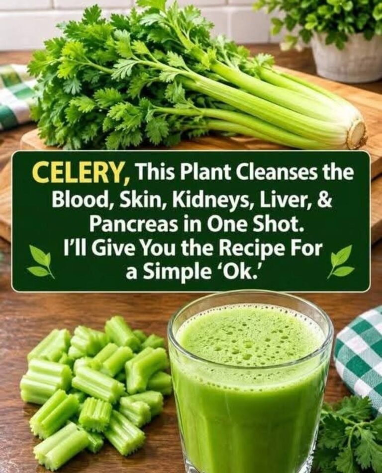 Fresh celery cleanse recipe with cucumber, lemon, ginger, and green apple served in a glass.