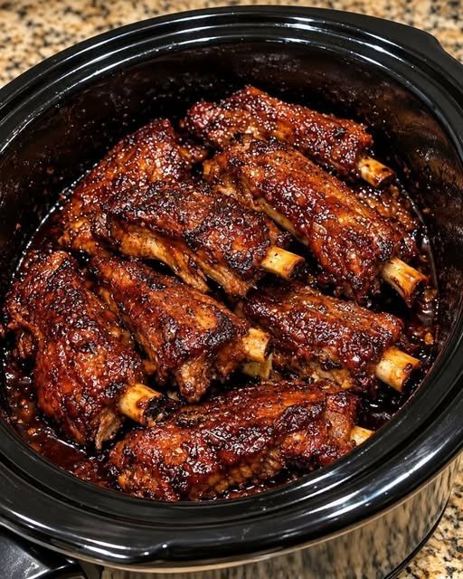 Slow Cooker BBQ Ribs