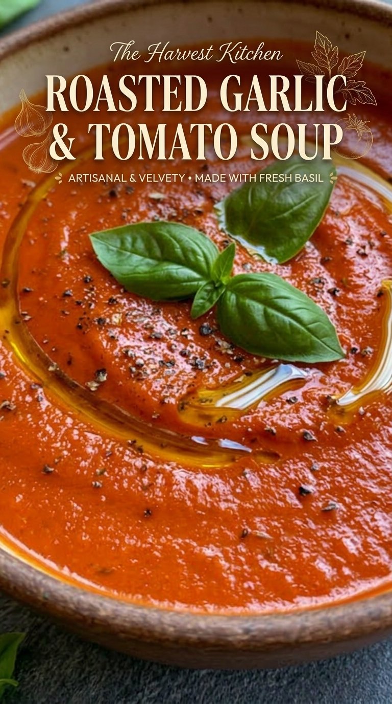 Roasted Garlic Tomato Soup