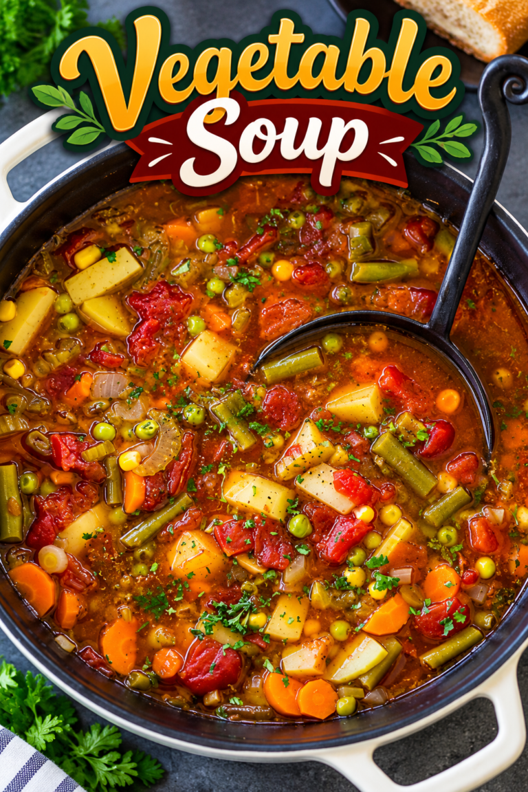 Hearty Homemade Vegetable Soup
