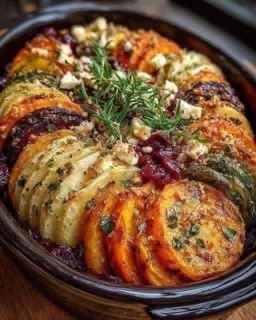 Baked Mediterranean Vegetable Tian