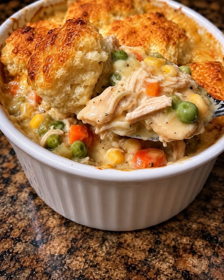 Country Chicken Biscuit Pot Pie