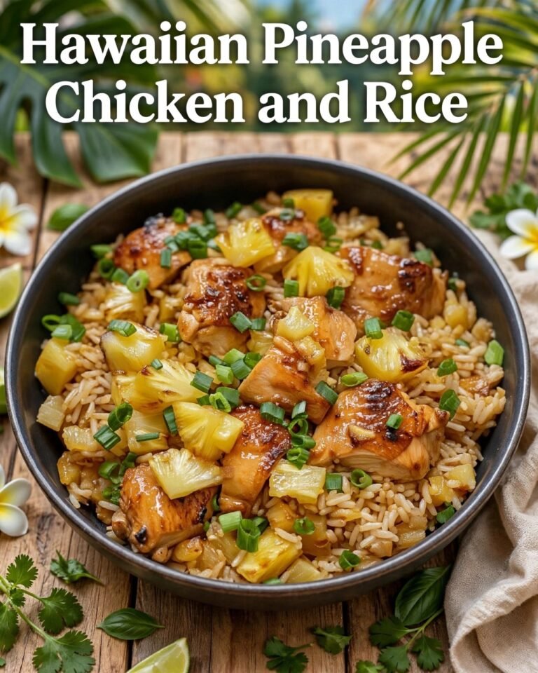 Pineapple Chicken and Rice (One-Pan Skillet)
