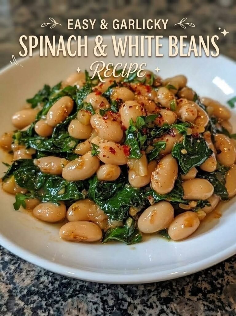 Spinach and White Beans – Easy Mediterranean Recipe