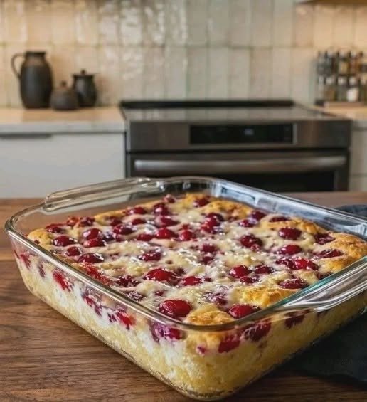 Cranberry Cream Cheese Breakfast Bake