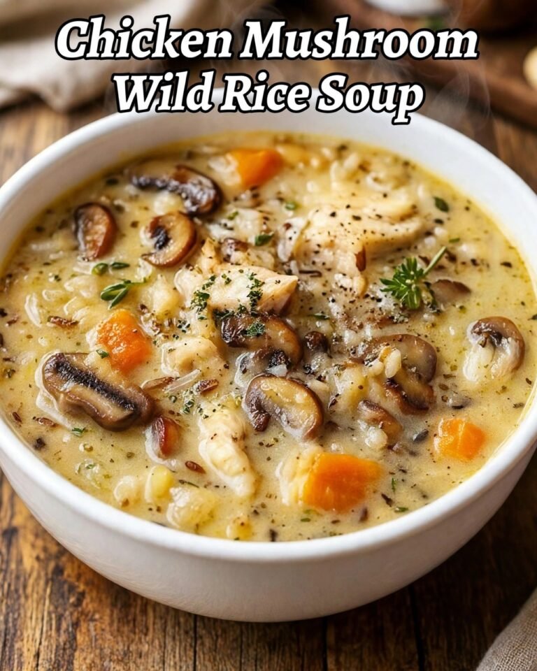 Chicken Mushroom Wild Rice Soup – Creamy & Comforting Recipe