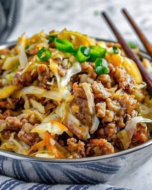 WW Egg Roll in a Bowl Recipe – Easy, Healthy One-Pan Dinner