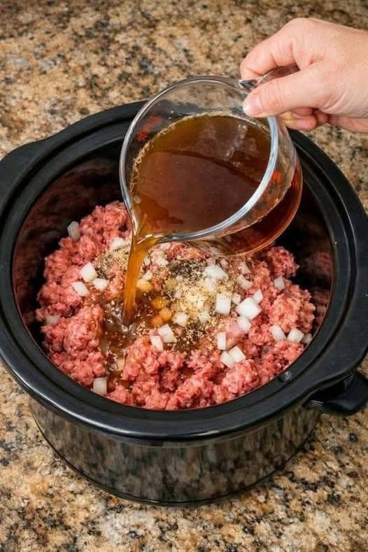 Slow Cooker Ground Beef Dinner