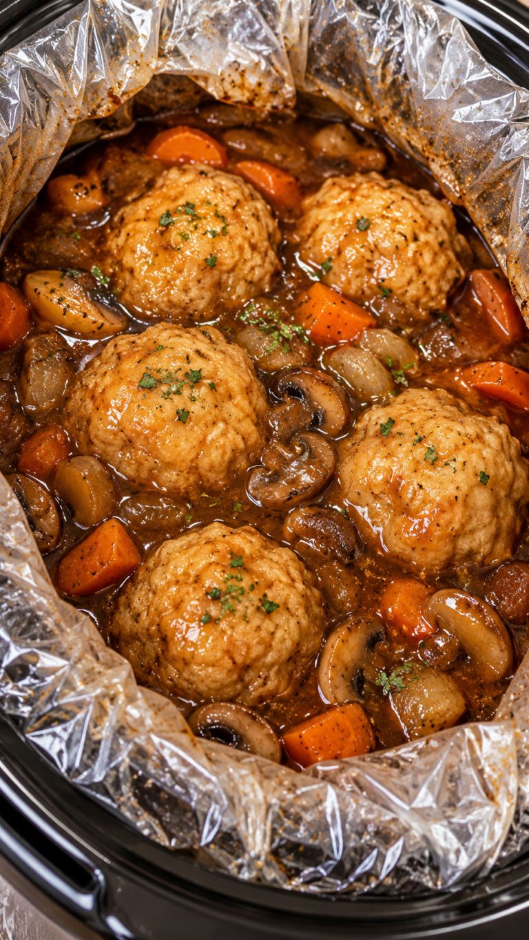 Slow Cooker Chicken and Dumplings