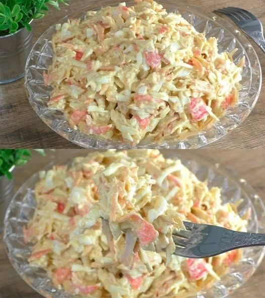 Creamy Crab Stick Salad