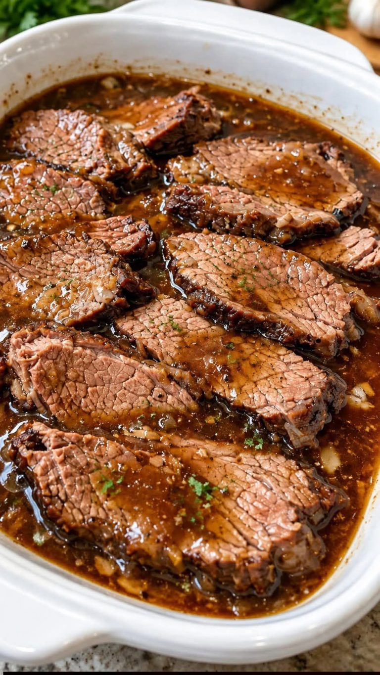 Slow Cooker Beef Steaks with Rich Onion Gravy