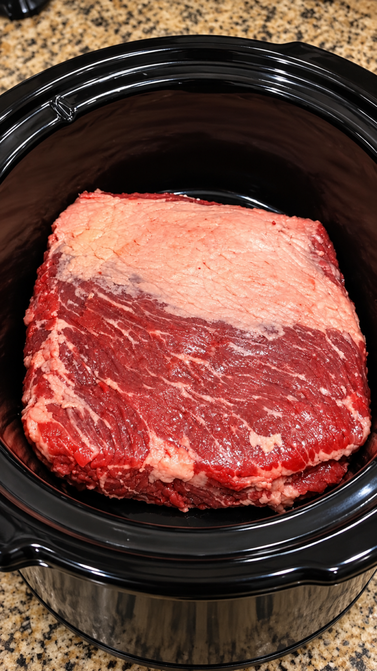 Slow Cooker Tender Beef Brisket with Rich Homemade Gravy