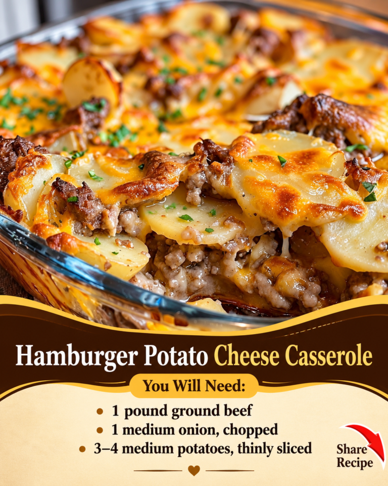 Hamburger Potato Cheese Casserole